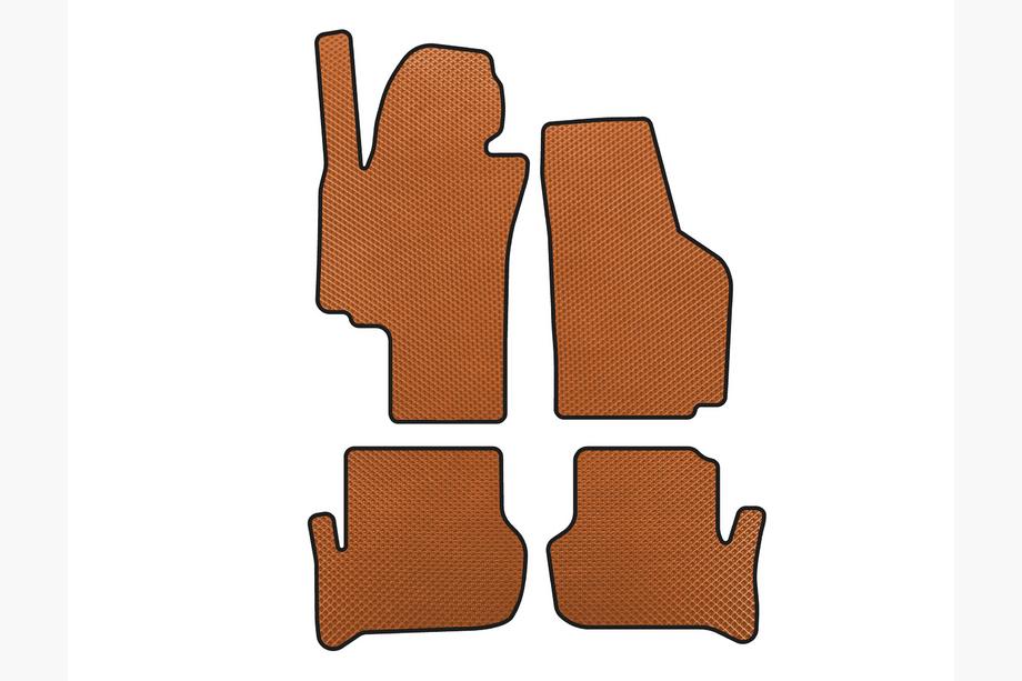 Seat Toledo 2005-2012 EVA Floor Mats (Orange) Image
