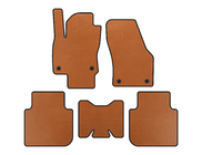 Skoda Kodiaq 2016-2023 EVA Floor Mats (5-Seater/Automatic, Orange) photo 1