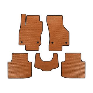 EVA Floor Mats (with Paw, Orange)