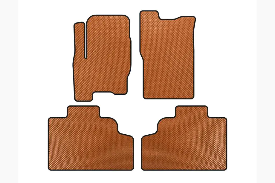 SsangYong Korando 1997-2006 EVA Floor Mats (Orange) Image