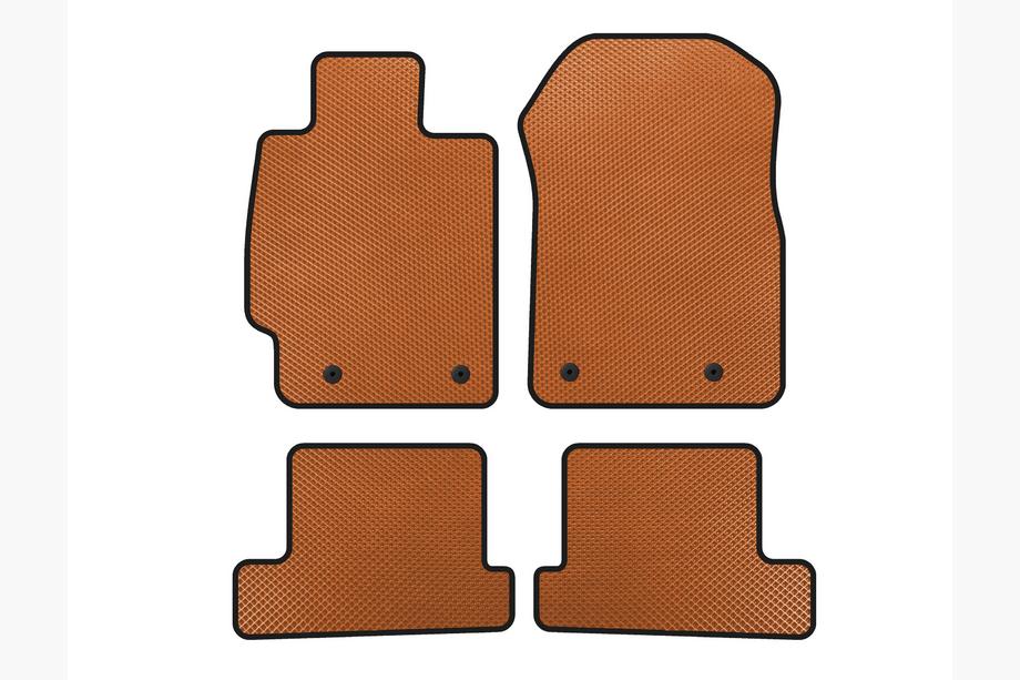 Subaru BRZ 2012-2021 EVA Floor Mats (Coupe, Orange) Image