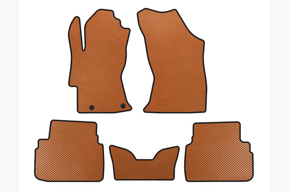 Subaru XV 2017-2023 EVA Floor Mats V2 (Orange) Image