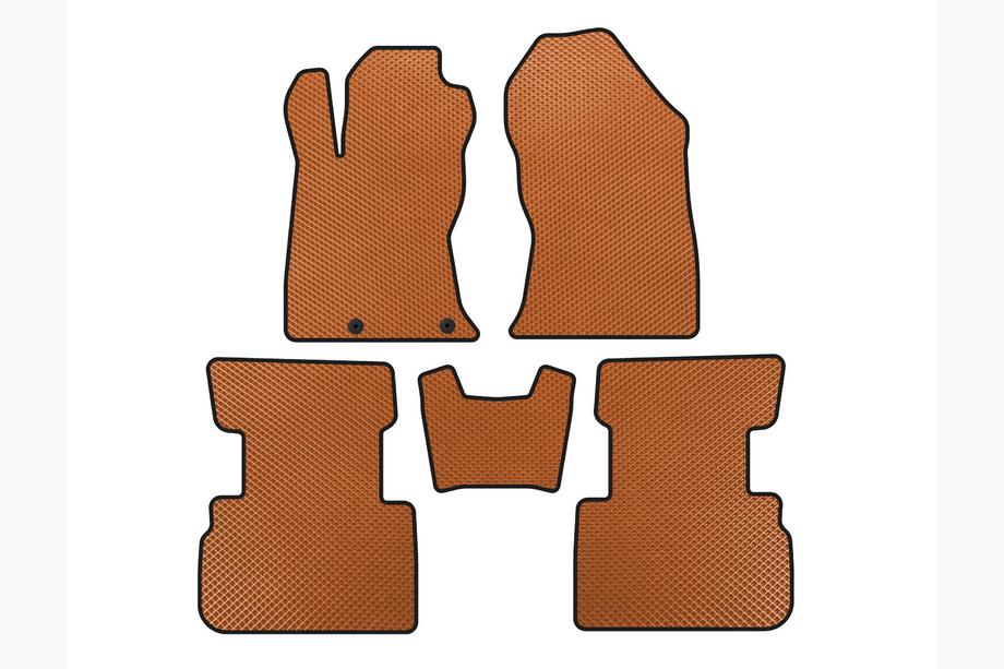 Subaru Forester 2018-2024 EVA Floor Mats (Orange) Image