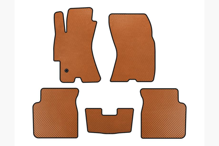 Subaru Outback 2005-2009 EVA Floor Mats (Orange) Image