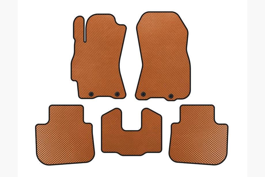 Subaru Outback 2009-2014 EVA Floor Mats (Orange) Image