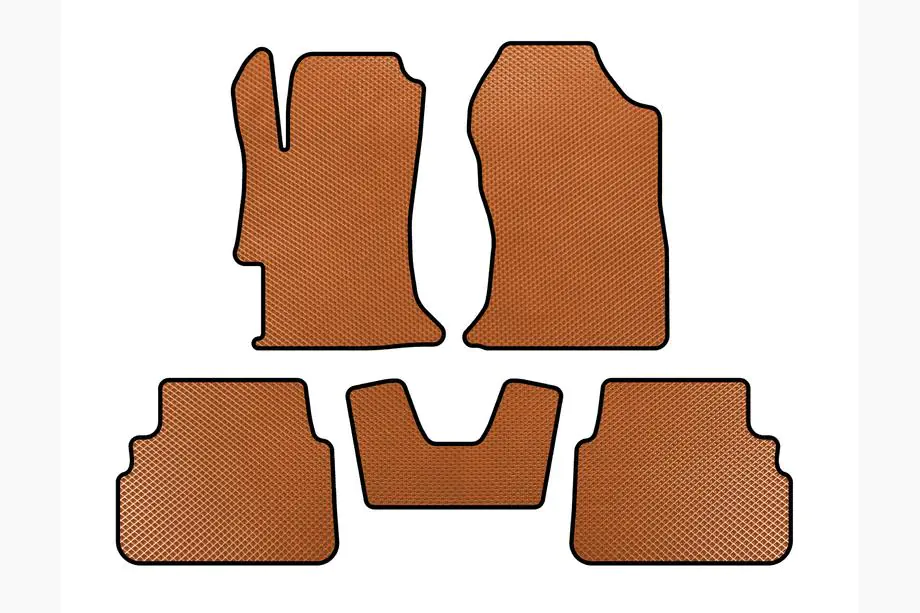 Subaru XV 2017-2023 EVA Floor Mats V1 (Orange) Image