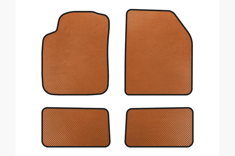 Suzuki Alto 2009-2014 EVA Floor Mats (Orange) Image