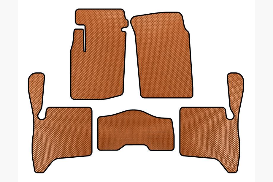 Suzuki Vitara 1998-2006 EVA Floor Mats (3-Door, Orange) Image