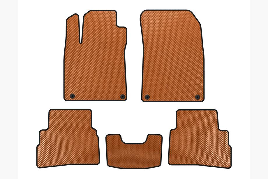 Suzuki Kizashi 2009-2016 EVA Floor Mats (Orange) Image