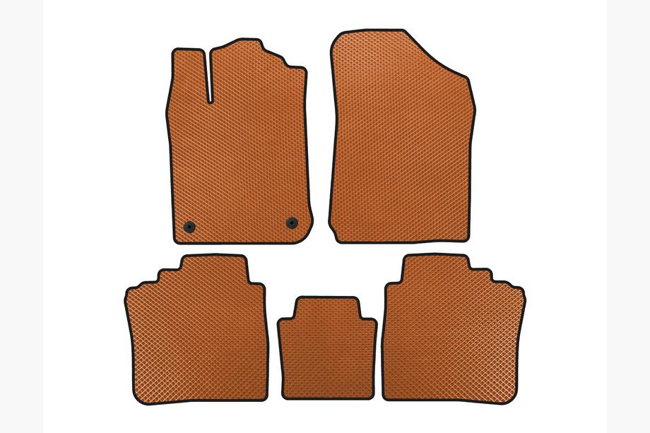 Toyota Avalon 2012-2018 EVA Floor Mats (Orange) Image