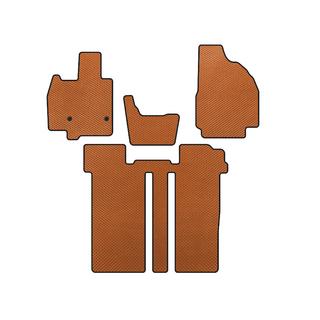 EVA Floor Mats (2 Rows, 6-Seater, Orange)
