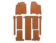 Toyota Sienna 2010-2020 EVA Floor Mats (3 Rows, Orange) photo 1