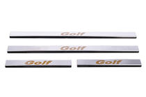 Volkswagen Golf 5 2003-2009 Door Sill Protectors Carmos V1 (4 pcs, Stainless Steel) photo 2