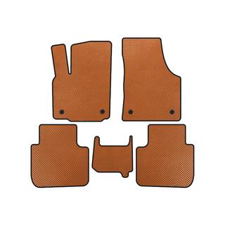 EVA Floor Mats (2 Rows, 7-Seater, Orange)