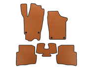 Volkswagen Fox 2003-2021 EVA Floor Mats (HB, 3-Door, Orange) photo 1