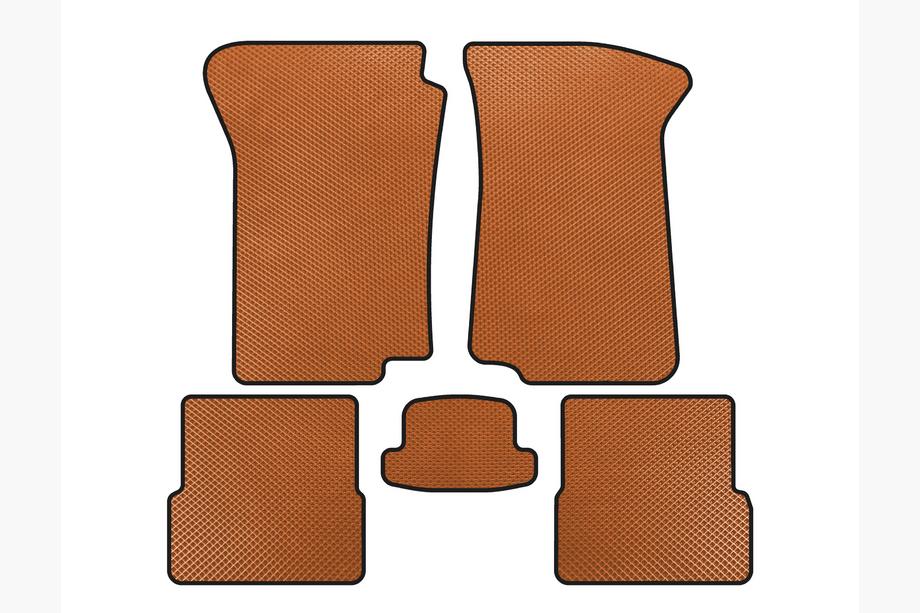 Volkswagen Golf 2 1983-1992 EVA Floor Mats (Orange) Image