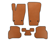 Volkswagen Polo 2010-2017 EVA Floor Mats (HB, 3/5-Door, Orange) photo 1