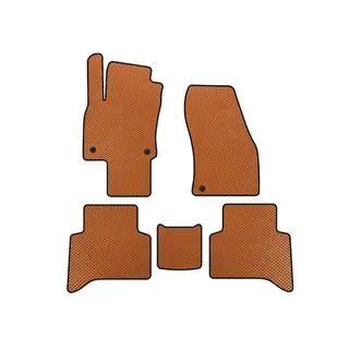 EVA Floor Mats (5-Seater, Orange)