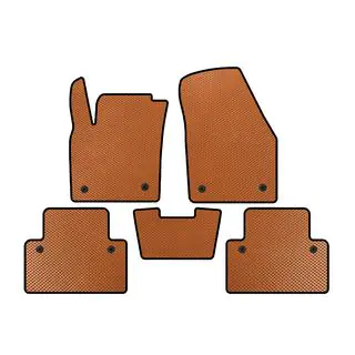 EVA Floor Mats (HB, 3-Door, Orange)