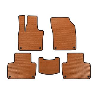 EVA Floor Mats (2 Rows, Orange)