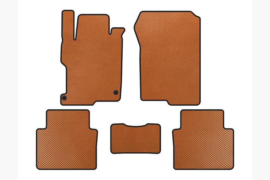 Honda Accord IX 2013-2017 EVA Floor Mats (SD, Orange) Image