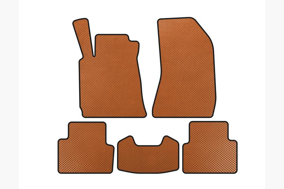 Alfa Romeo 159 2005–2011 EVA Floor Mats V-1 (Orange) Image