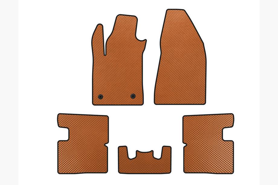 Alfa Romeo Giulietta 2010-2020 EVA Floor Mats (Orange) Image