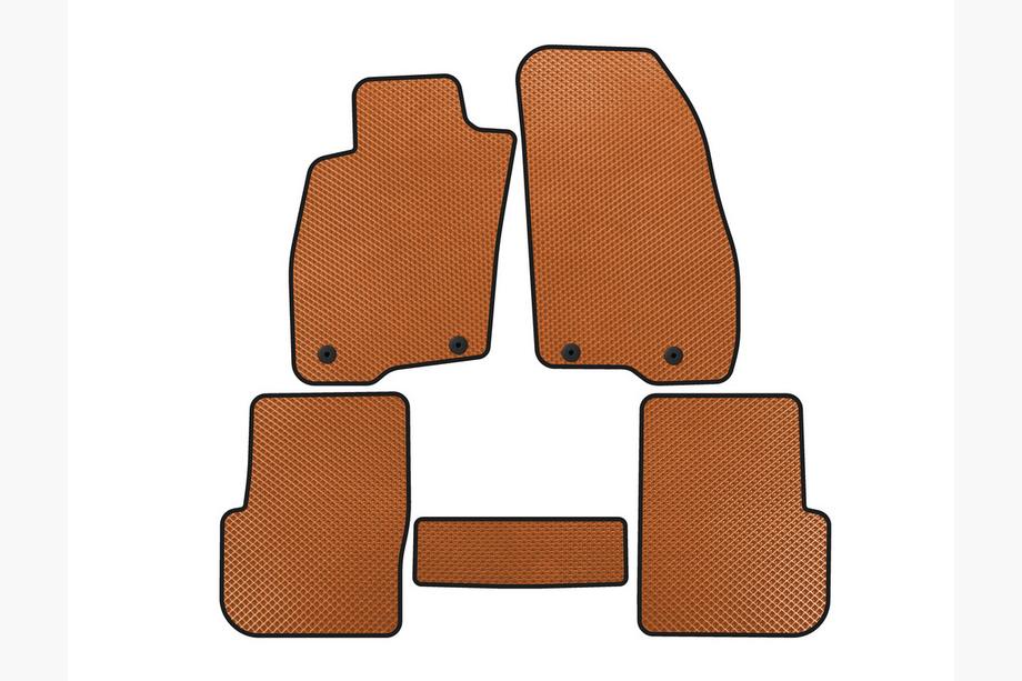 Alfa Romeo MiTo 2008-2018 EVA Floor Mats (Orange) Image