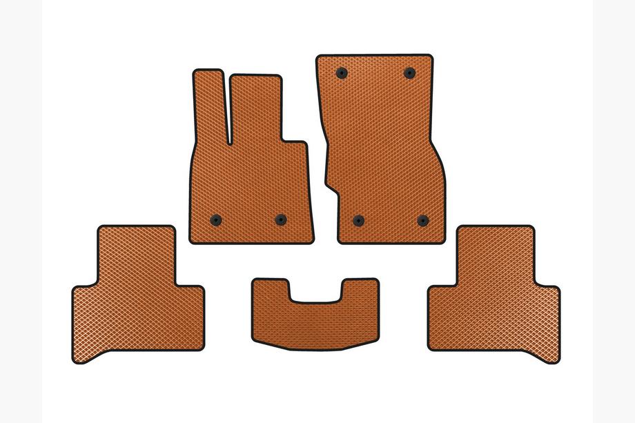 Alfa Romeo Stelvio 2016- EVA Floor Mats (Orange) Image
