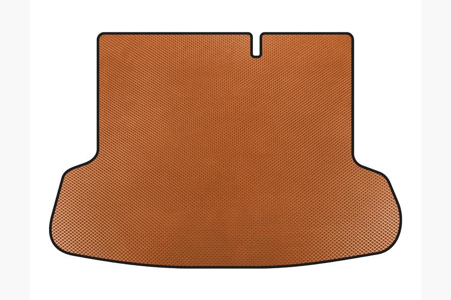 Hyundai Accent 2006-2010 EVA Trunk Mat (SD, Orange) Image