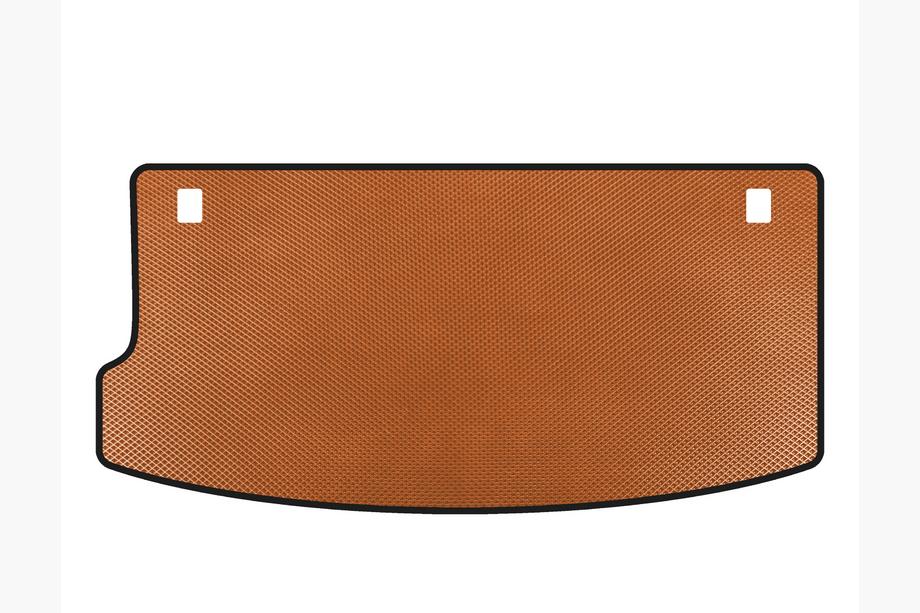 Hyundai I-10 2008-2013 EVA Trunk Mat (HB, Orange) Image