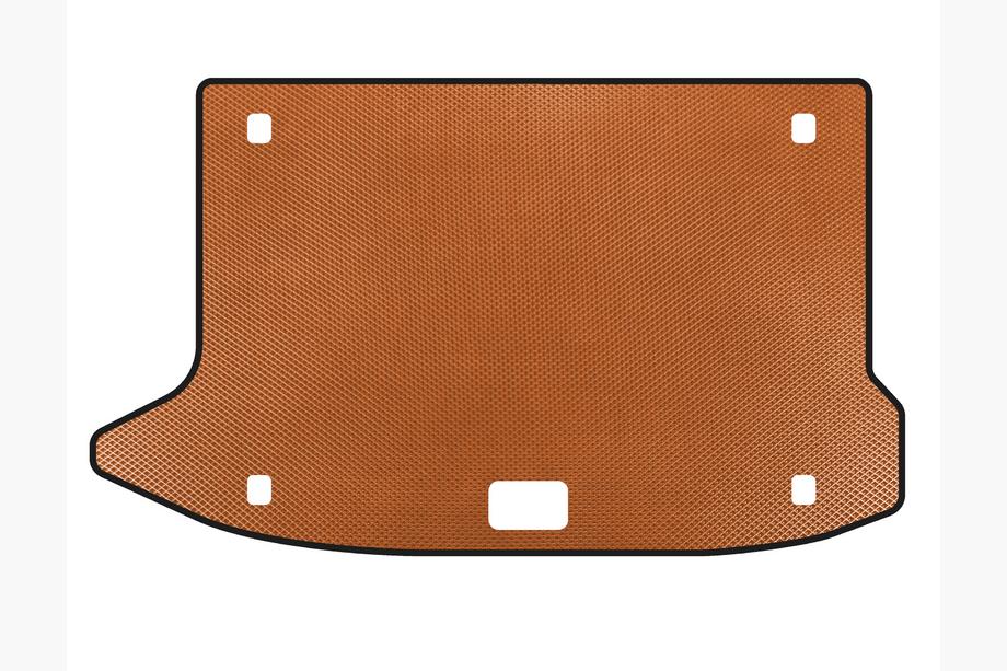 Hyundai Kona 2017-2023 EVA Trunk Mat V3 (Orange) Image