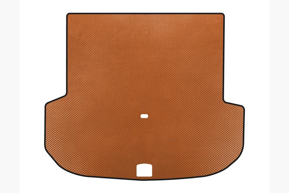 Kia Sorento III UM 2014-2020 EVA Trunk Mat (2014-2018, 5-seater, Orange) Image