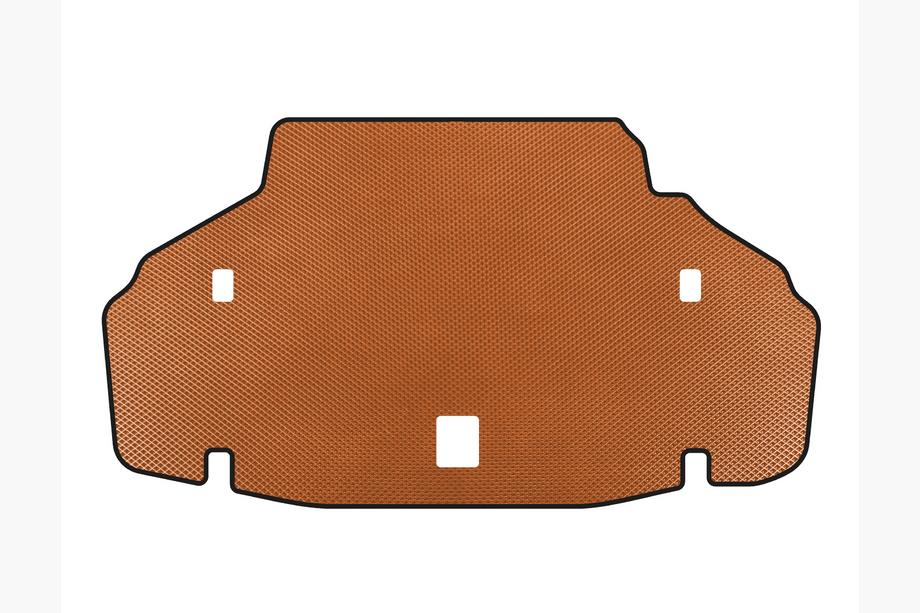 Lexus LS 2007-2017 EVA Trunk Mat (2007-2010, SD, Long Wheelbase, Orange) Image