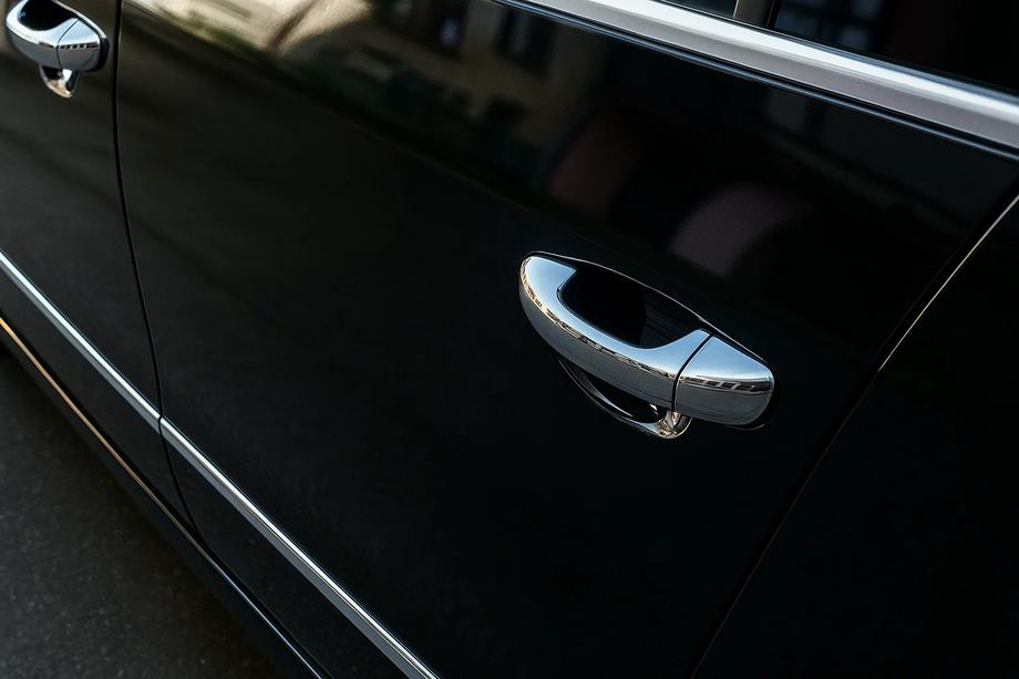 Volkswagen Golf 6 2008-2014 Chrome Door Handle Covers (HB, 4 pcs, Stainless Steel) OmsaLine - Italian Stainless Steel Image