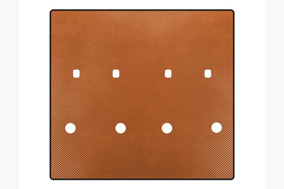 Peugeot Partner/Rifter 2019- EVA Trunk Mat (Long Wheelbase, Orange) Image