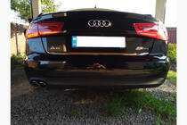 Audi A6 C7 2011-2017 Trunk trim stainless steel photo 3