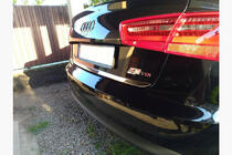 Audi A6 C7 2011-2017 Trunk trim stainless steel photo 2
