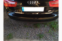 Audi A6 C7 2011-2017 Trunk trim stainless steel photo 1