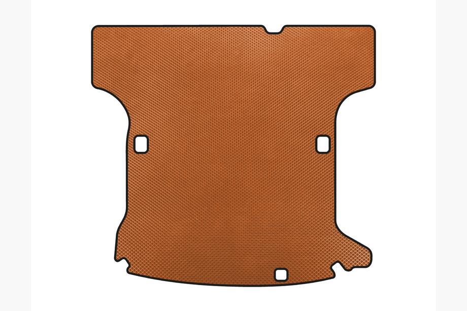 Dacia Logan I 2005-2008 EVA Trunk Mat (SW, 5-seater/Manual, Pre-facelift, Orange) Image