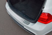 BMW 3 Series E90/E91 2005-2011 Rear bumper protector stainless steel (2006-2008, SW) photo 2