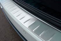 BMW 3 Series E90/E91 2005-2011 Rear bumper protector stainless steel (2006-2008, SW) photo 3