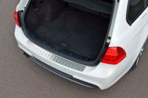BMW 3 Series E90/E91 2005-2011 Rear bumper protector stainless steel (2006-2008, SW) photo 5