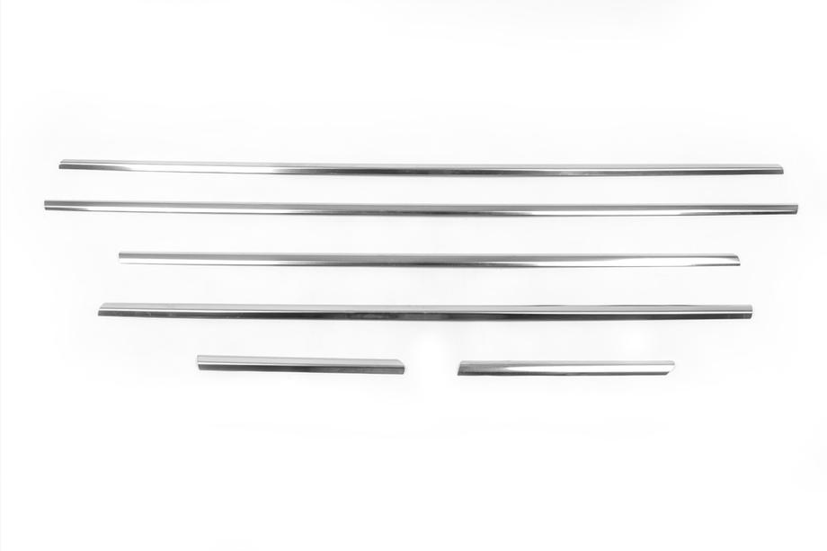 BMW X5 E70 2007-2013 Window Lower Trim Stainless Steel (6 pcs) Photo 3