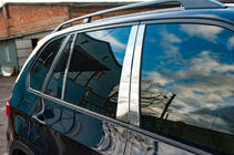 BMW X5 E70 2007-2013 Stainless Steel Door Pillar Trim photo 2