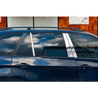 Stainless Steel Door Pillar Trim BMW X5 E70 2007-2013 photo 4