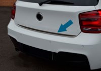 BMW 1 Series F20/F21 2011-2019 Trunk trim stainless steel photo 3