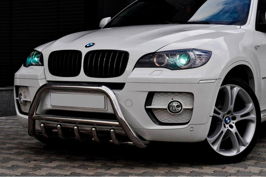 BMW X6 E71 2008–2014 Bull Bar WT003 (Stainless Steel) Image
