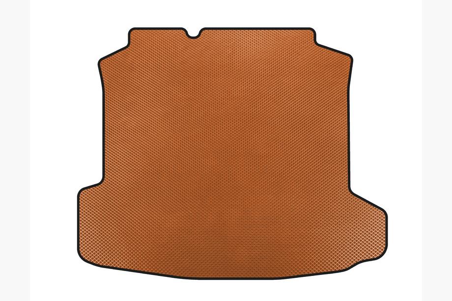 Volkswagen Polo 2010-2017 Trunk Mat EVA (SD, Orange) Image