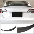 Tesla Model 3 2017- Rear Spoiler V10 (2017-2023, Carbon) photo 1